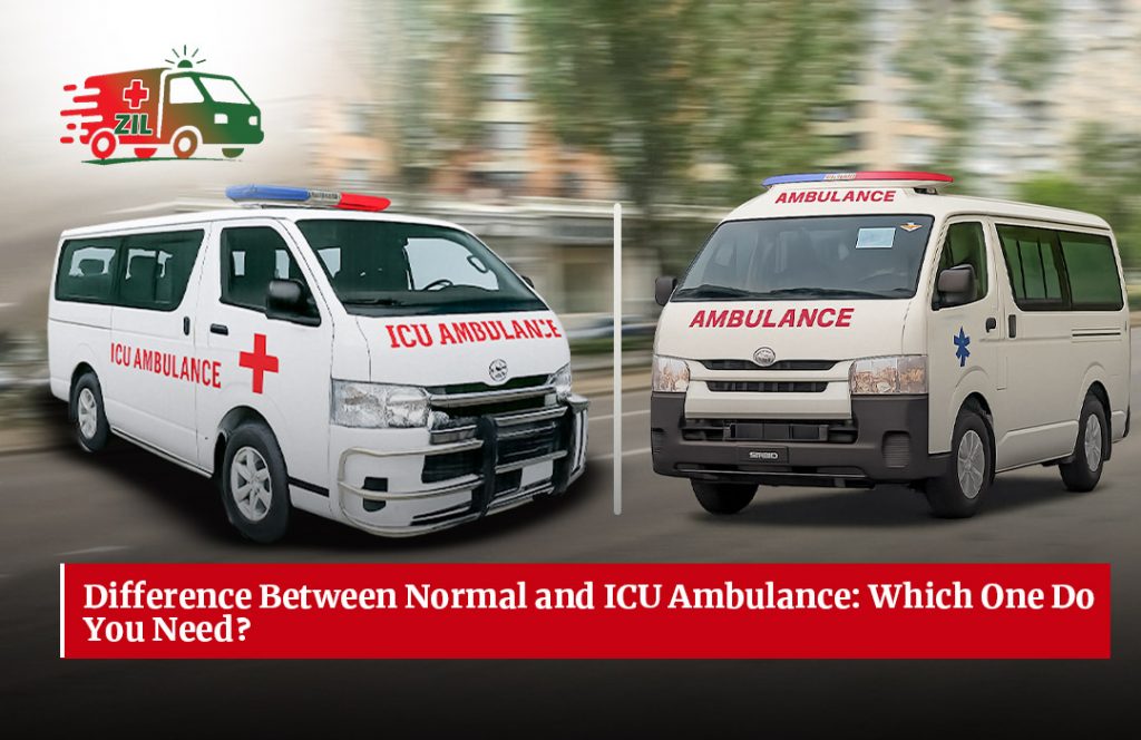 normal and icu ambulance