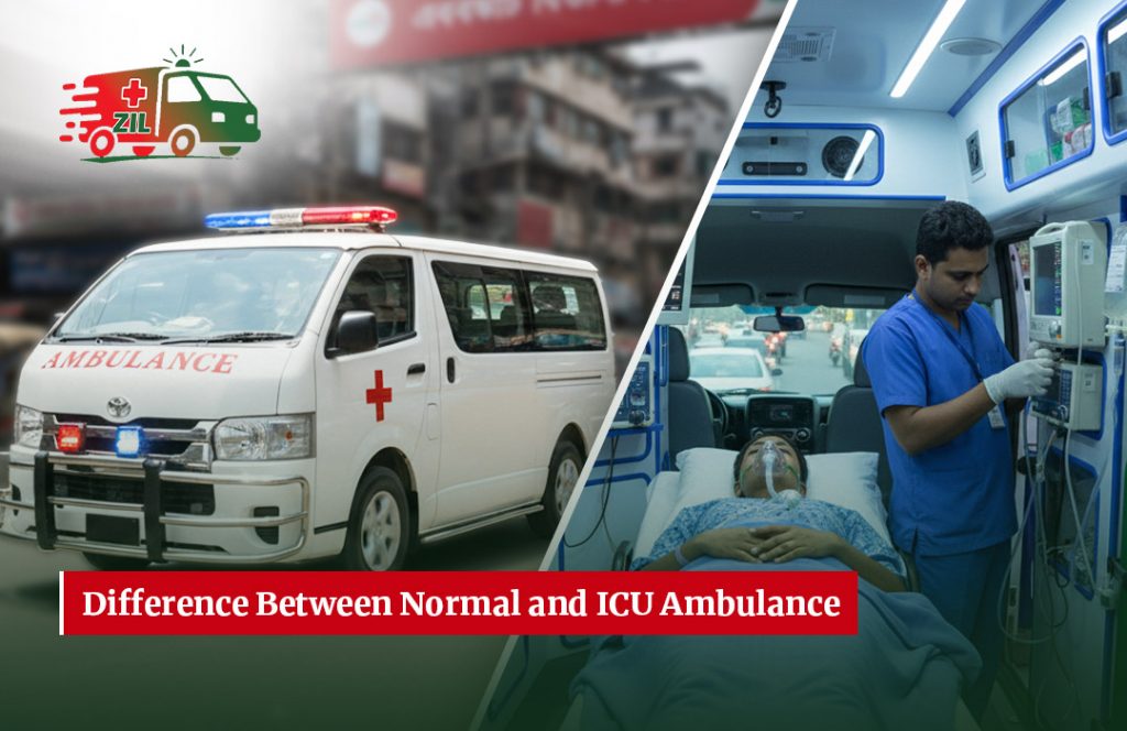 Normal and ICU Ambulance blog image